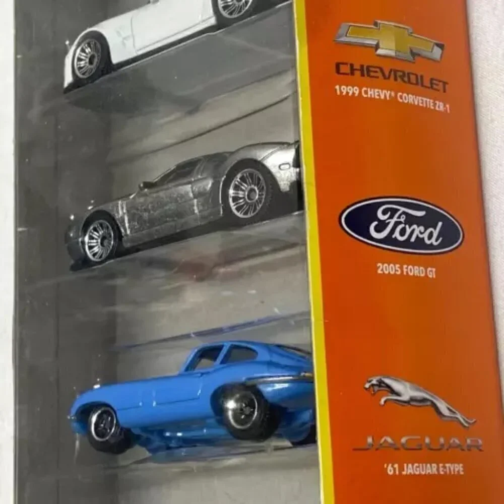 Matchbox MBX Exotics Lambo Chevy Ford Jaguar Lotus 5-Pack‎ 1:64 Die-cast